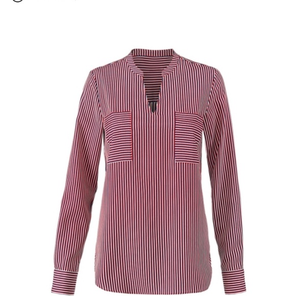 CAbi Tops - Cabi Franklin Blouse Shirt❤️🤍💙
